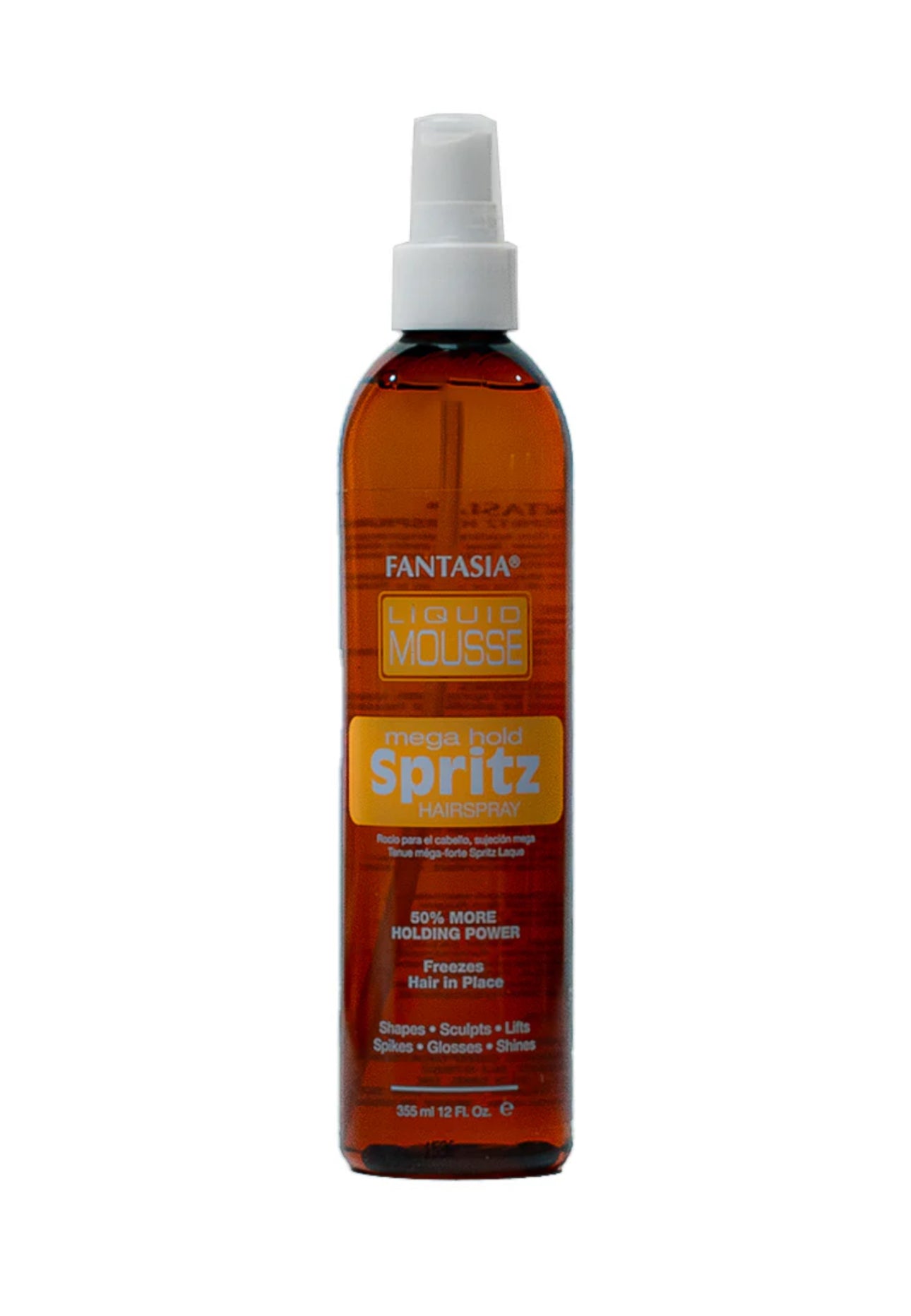 LIQUID MOUSSE ‣ MEGA HOLD SPRITZ HAIR SPRAY 355 ml (12 OZ)