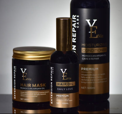 MOISTURISING CONDITIONER
MOROCCAN ARGAN OIL
CARE & REPAIR